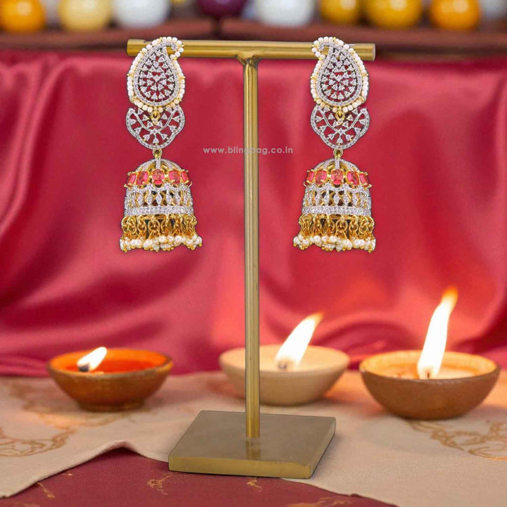 Rani Polina Zirconia Jhumkis
