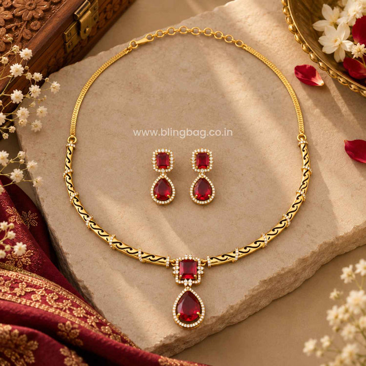 Rani Pranika Antique Jewellery Set- New Arrival
