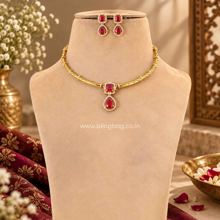 Rani Pranika Antique Jewellery Set- New Arrival