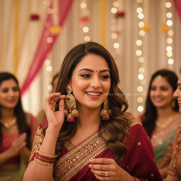 Rani Pranjal Jhumkis