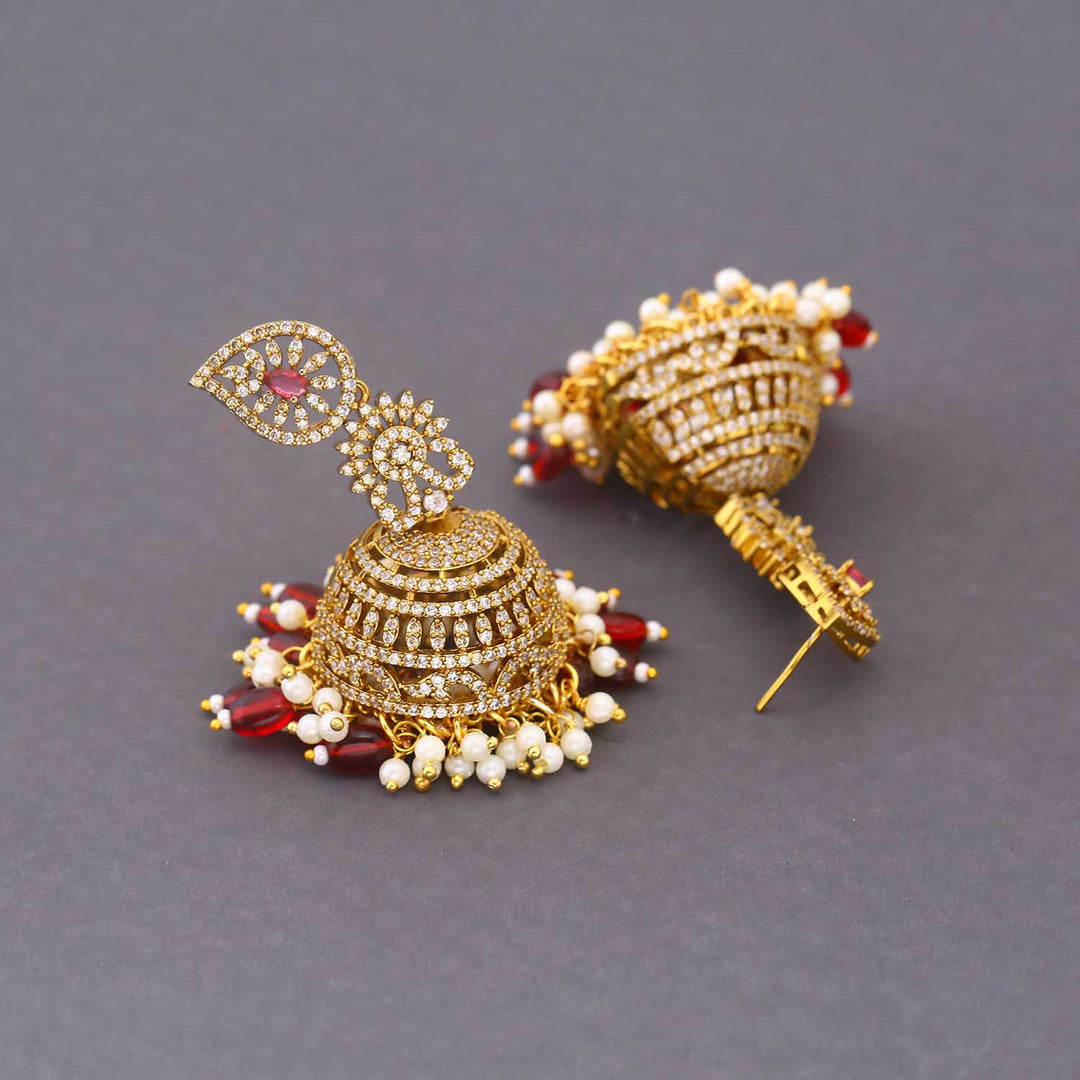 Rani Pratiksha Victorian Jhumkis