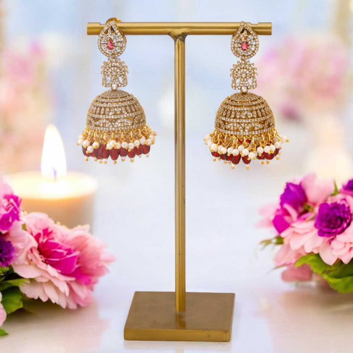 Rani Pratiksha Victorian Jhumkis