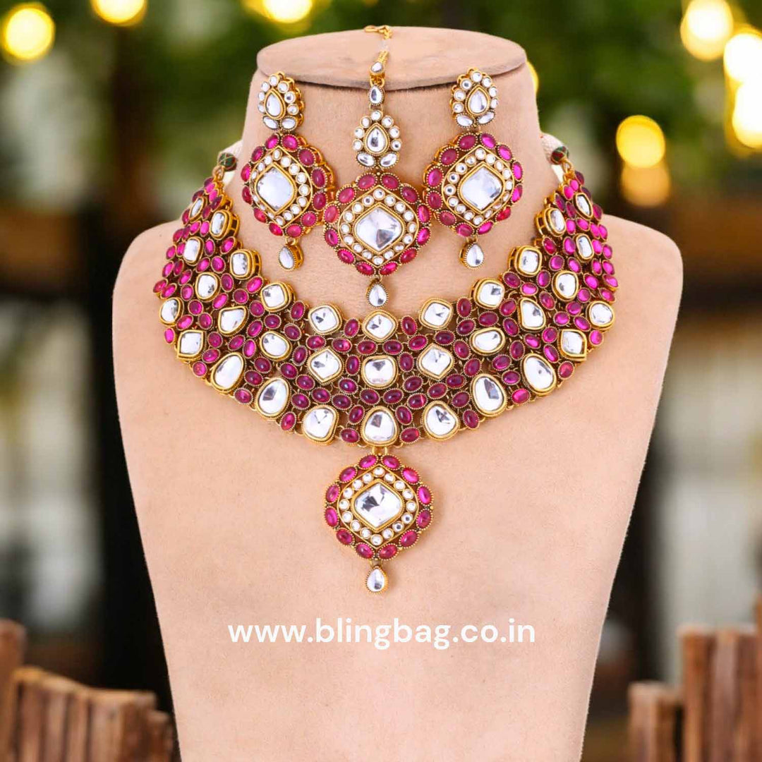 Rani Priyamvada Kundan Jewellery Set