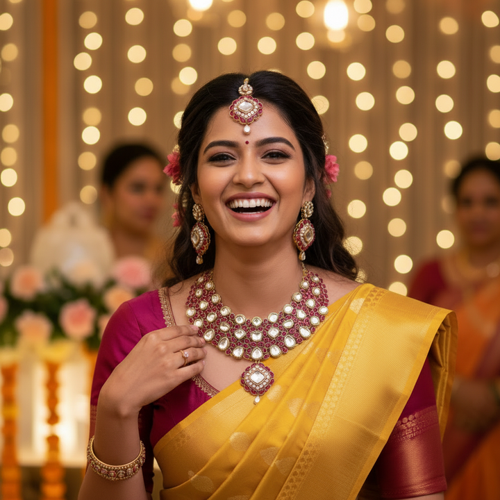 Rani Priyamvada Kundan Jewellery Set