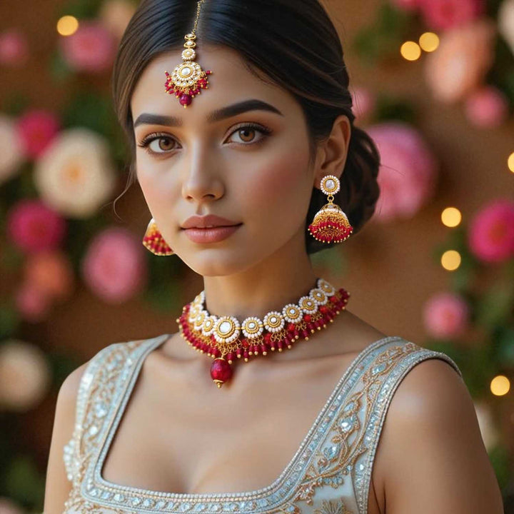 Rani Rashmie Kundan Jewellery Set