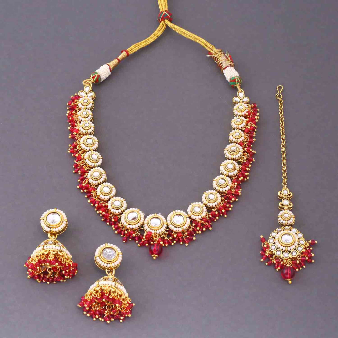 Rani Rashmie Kundan Jewellery Set