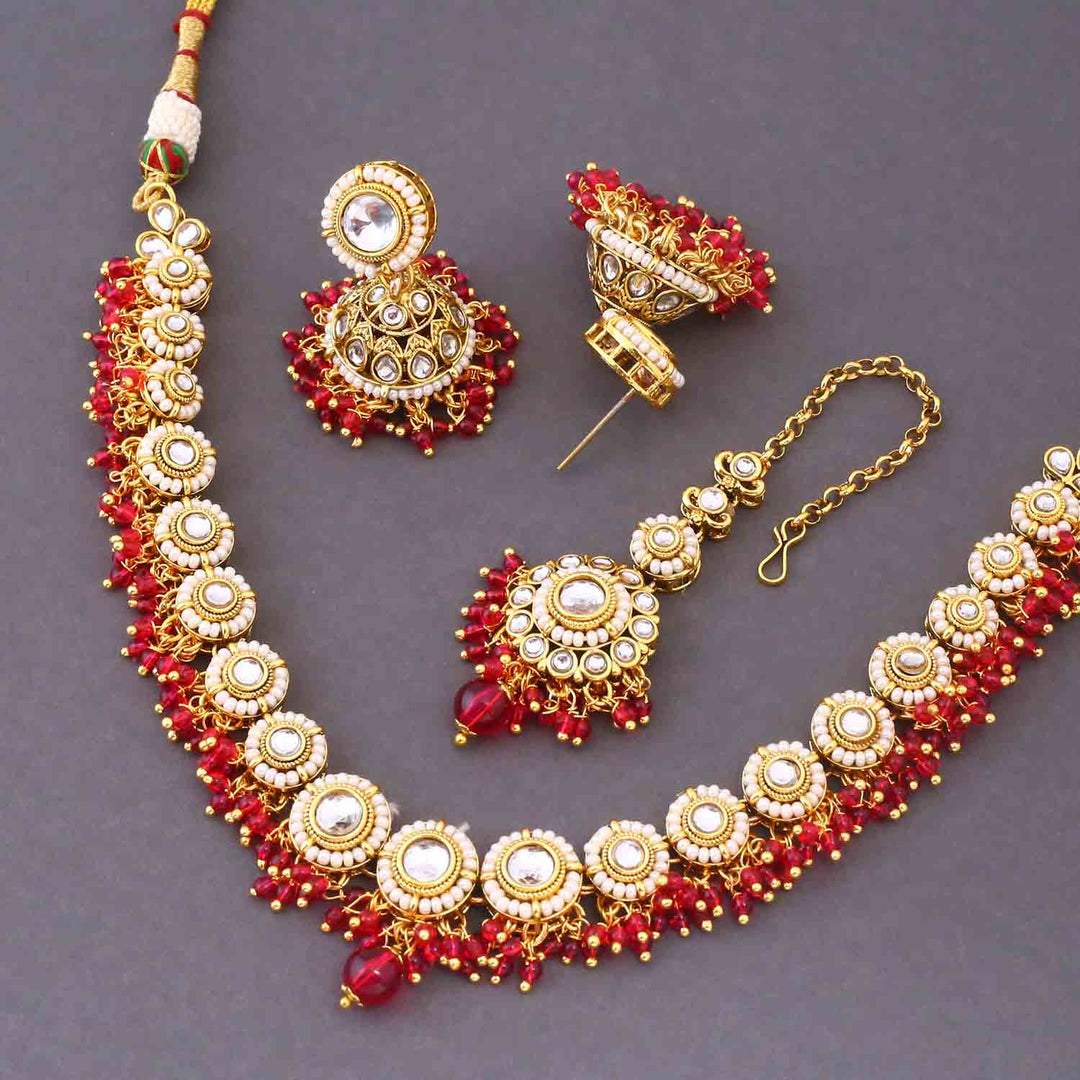 Rani Rashmie Kundan Jewellery Set
