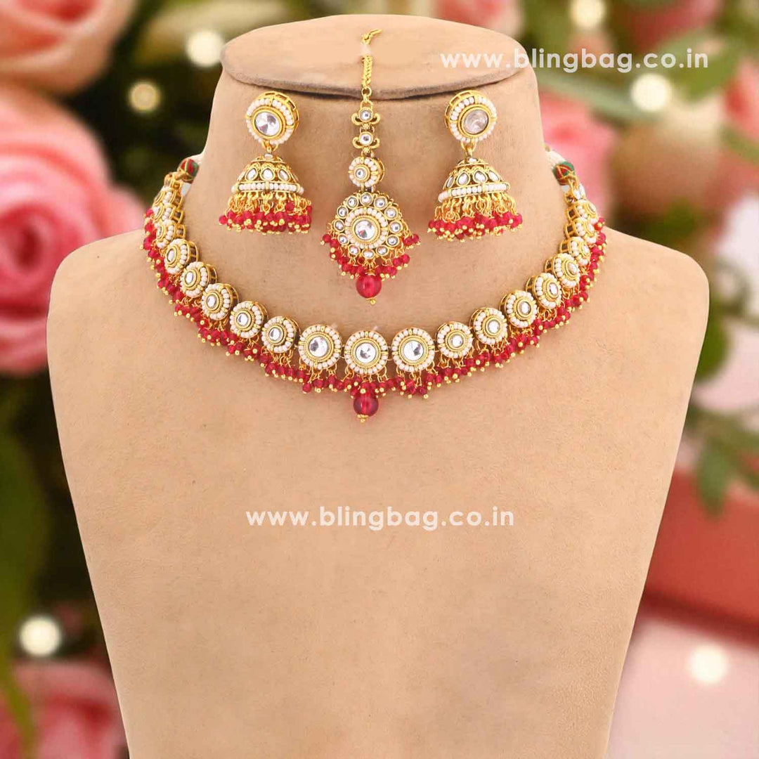 Rani Rashmie Kundan Jewellery Set