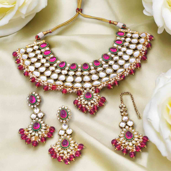 Rani Rauhana Kundan Jewellery Set