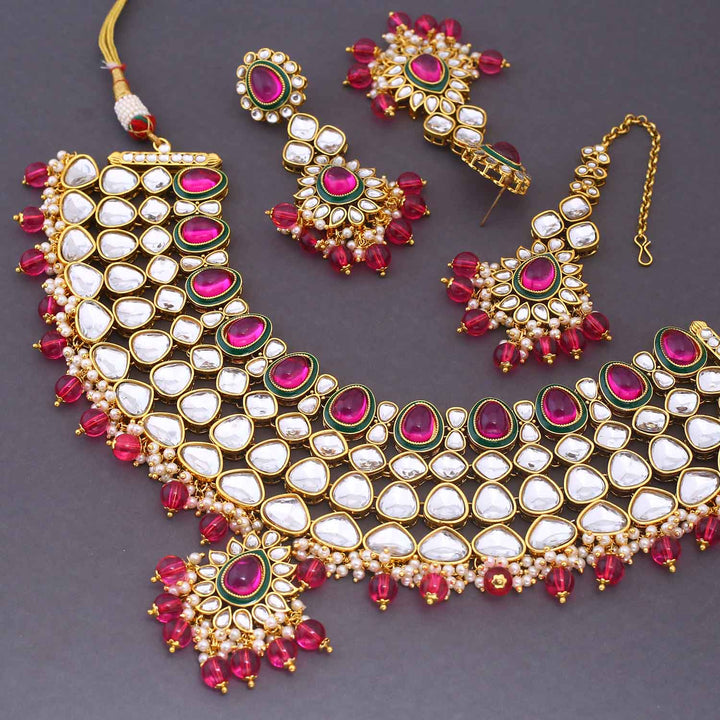 Rani Rauhana Kundan Jewellery Set