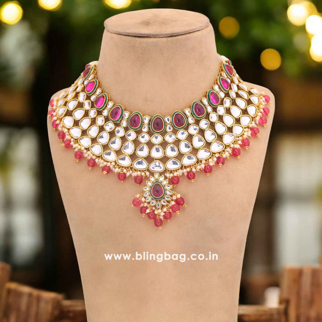 Rani Rauhana Kundan Jewellery Set