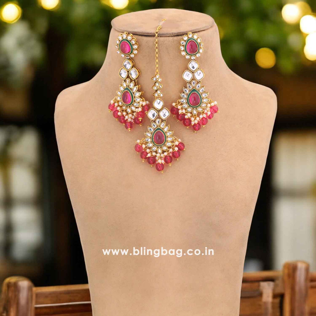 Rani Rauhana Kundan Jewellery Set
