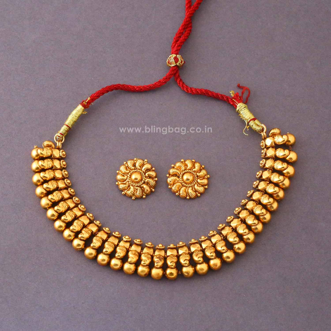 Rani Ravisha Antique Jewellery Set- New Arrival