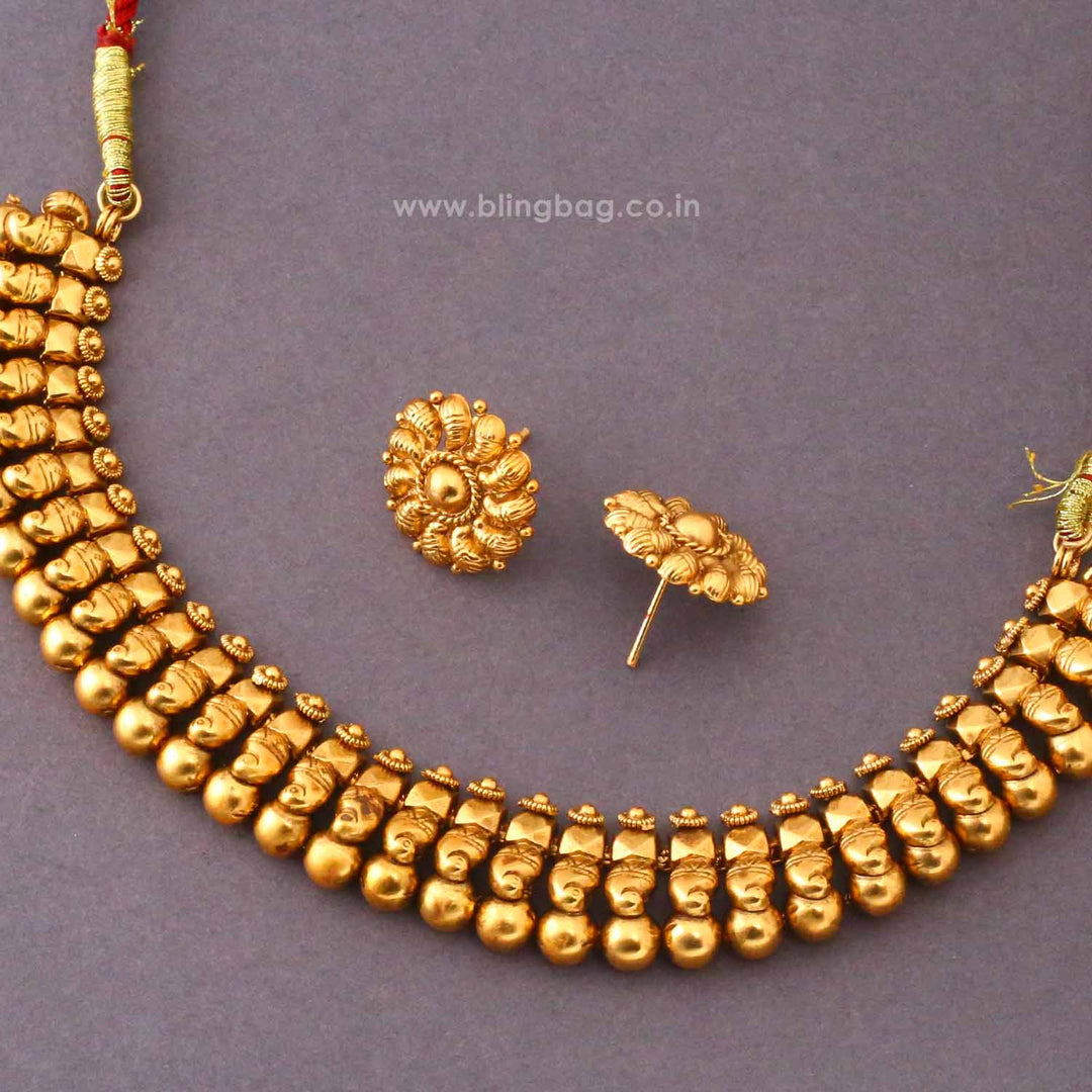 Rani Ravisha Antique Jewellery Set- New Arrival