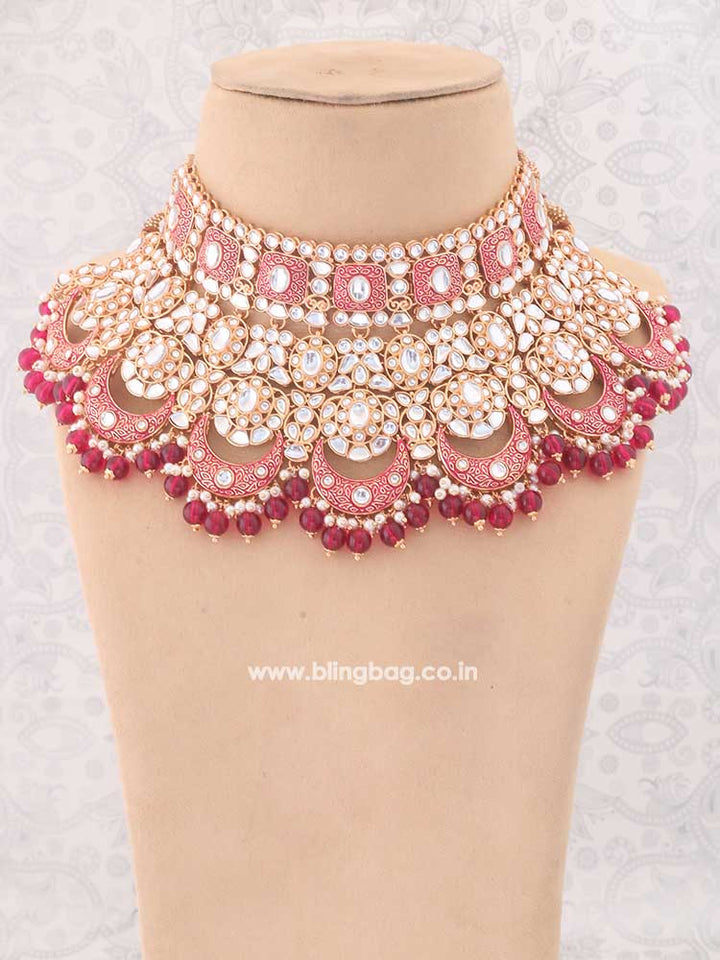 Rani Rohira Kundan Jewellery Set