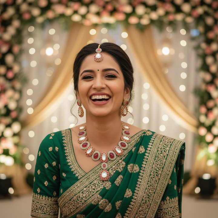 Rani Roseline Zirconia Jewellery Set - EOSS