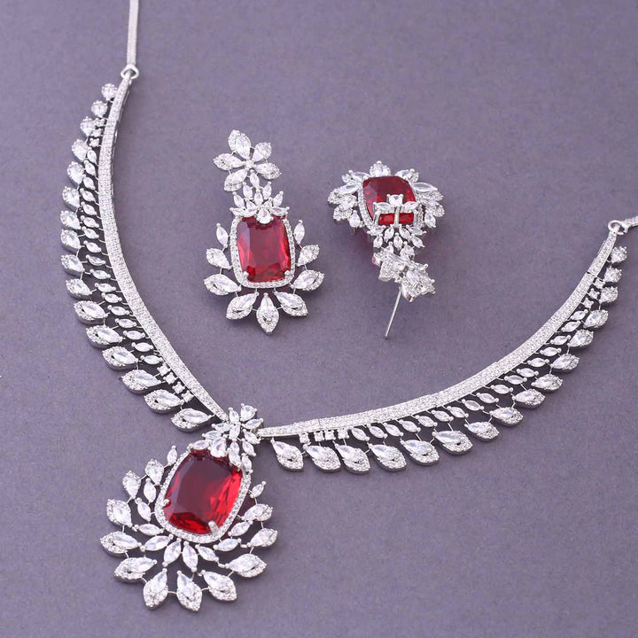Rani Rosely Zirconia Jewellery Set