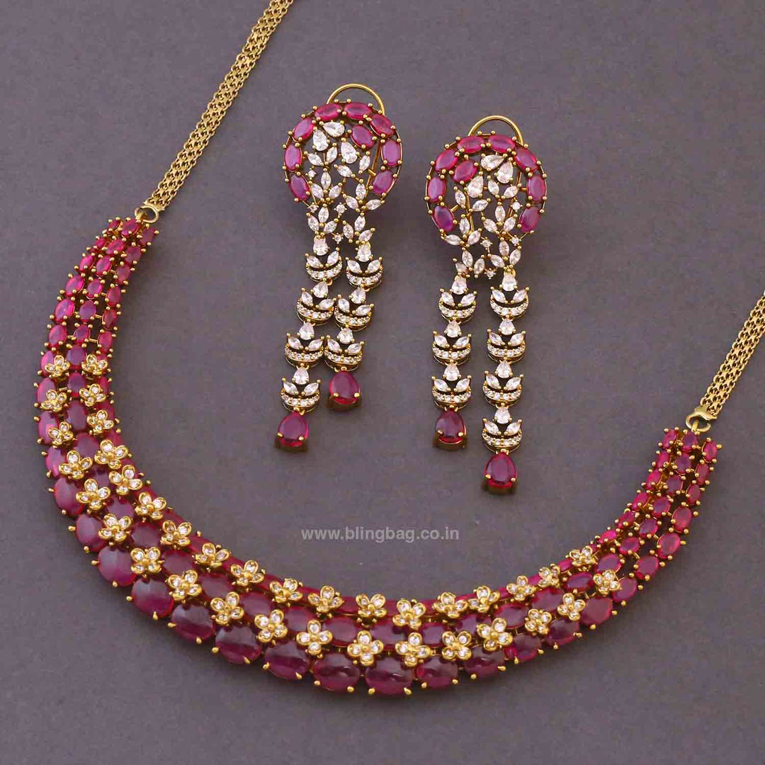 Rani Rubyson Hasli Victorian Jewellery Set