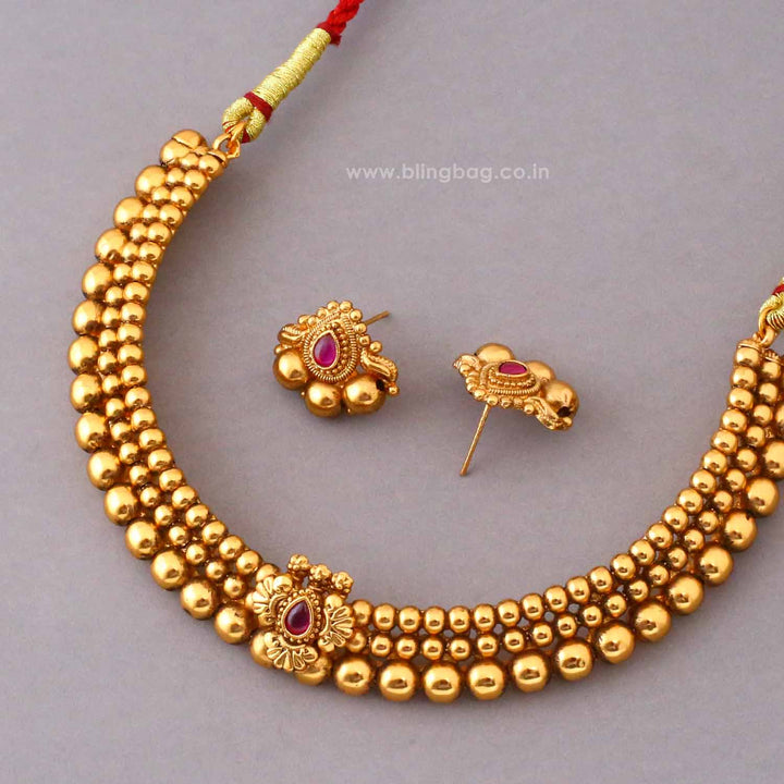 Rani Rutuja Antique Jewellery Set- New Arrival