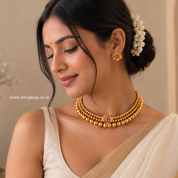 Rani Rutuja Antique Jewellery Set- New Arrival
