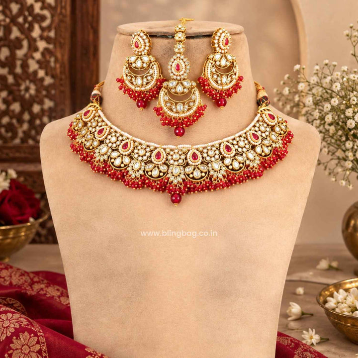 Rani Ruvika Kundan Jewellery Set - New Arrival