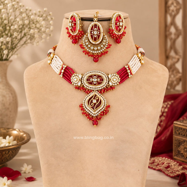 Rani Saavi Kundan Jewellery Set - New Arrival
