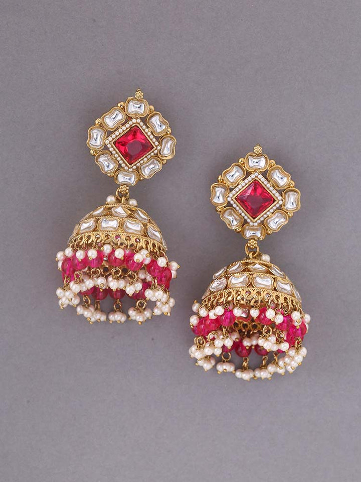Rani Sadhika Ethnic Jhumkis
