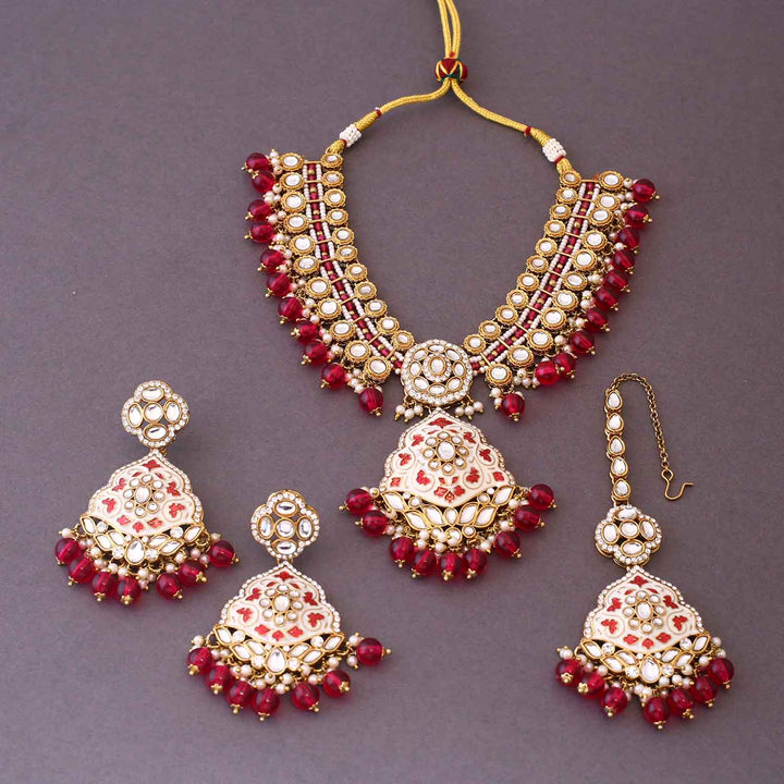 Rani Shailani Kundan Jewellery Set