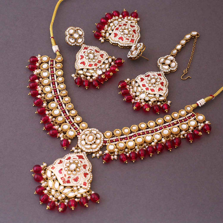 Rani Shailani Kundan Jewellery Set