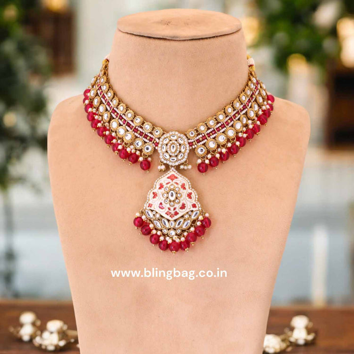 Rani Shailani Kundan Jewellery Set