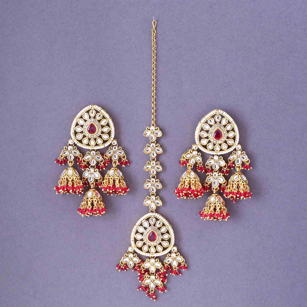 Rani Shatavari Maang Tikka Set