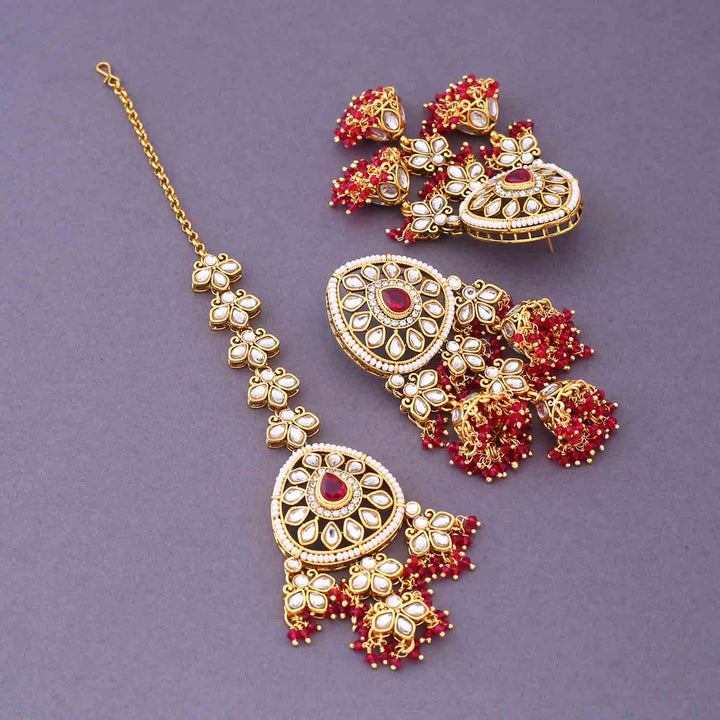Rani Shatavari Maang Tikka Set