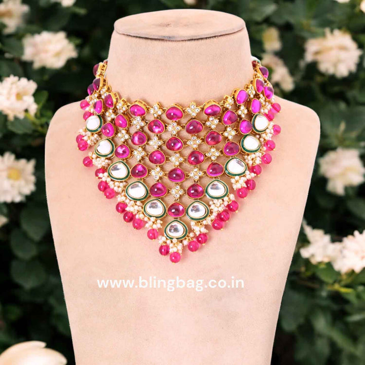 Rani Shiyana Kundan Jewellery Set