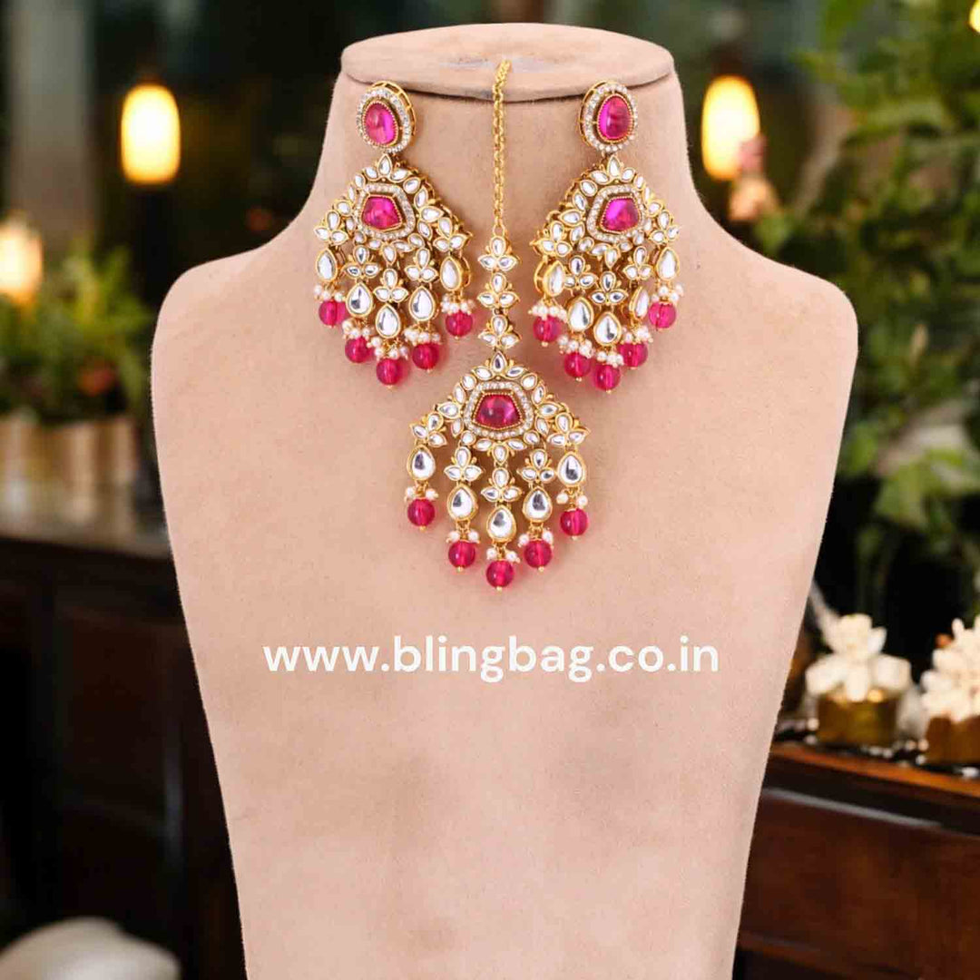 Rani Shushmita Kundan Jewellery Set