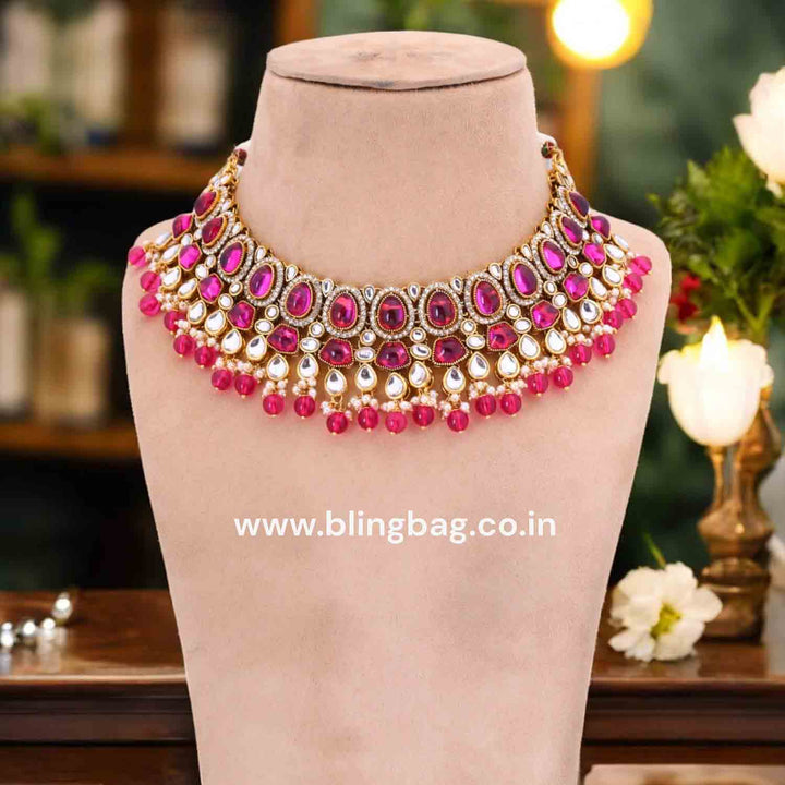 Rani Shushmita Kundan Jewellery Set