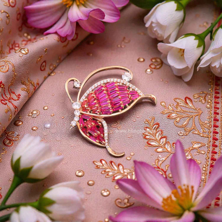 Rani Sparkle Wing Brooch