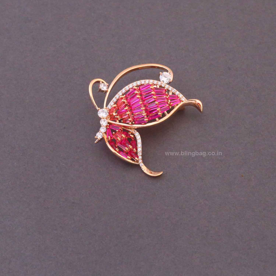 Rani Sparkle Wing Brooch