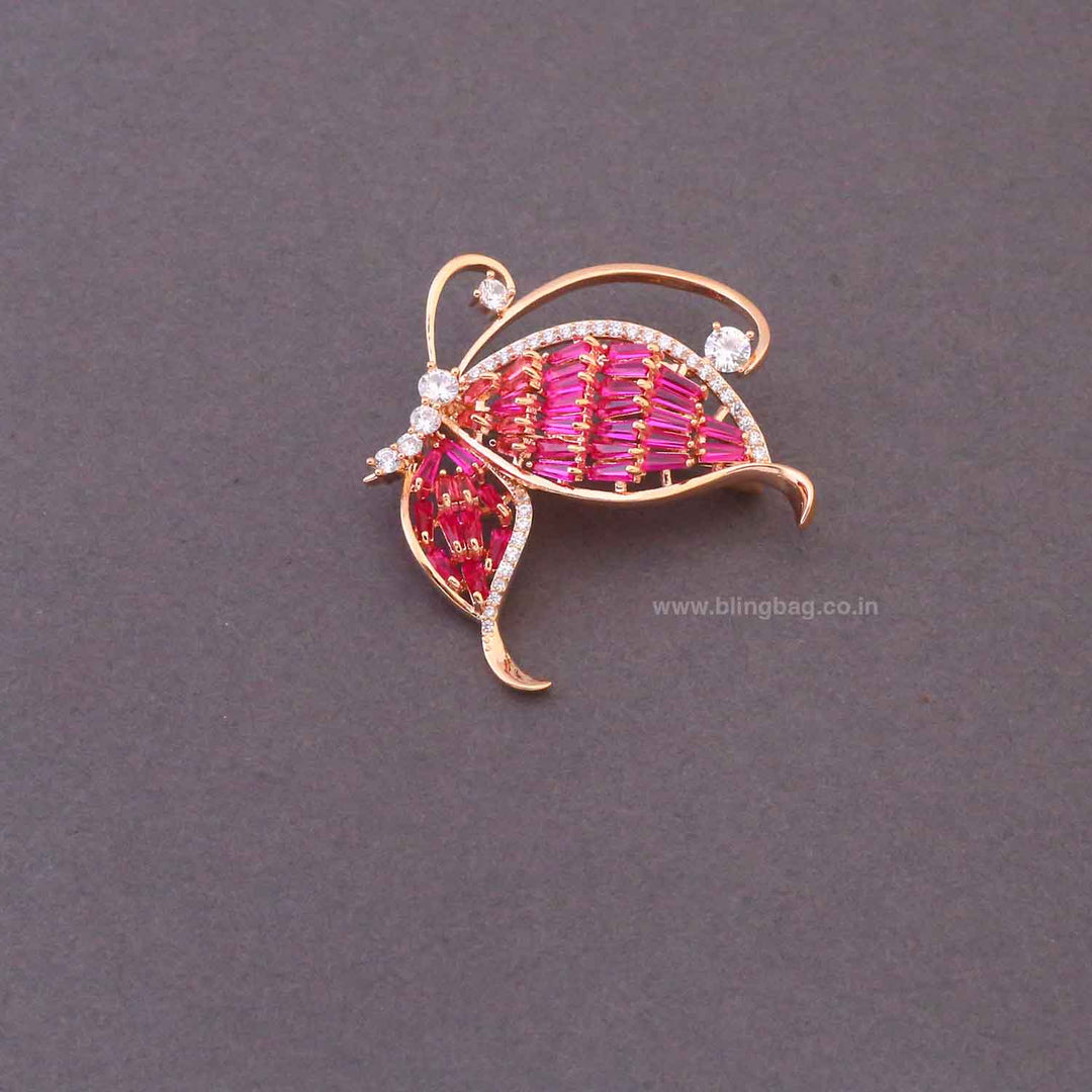 Rani Sparkle Wing Brooch