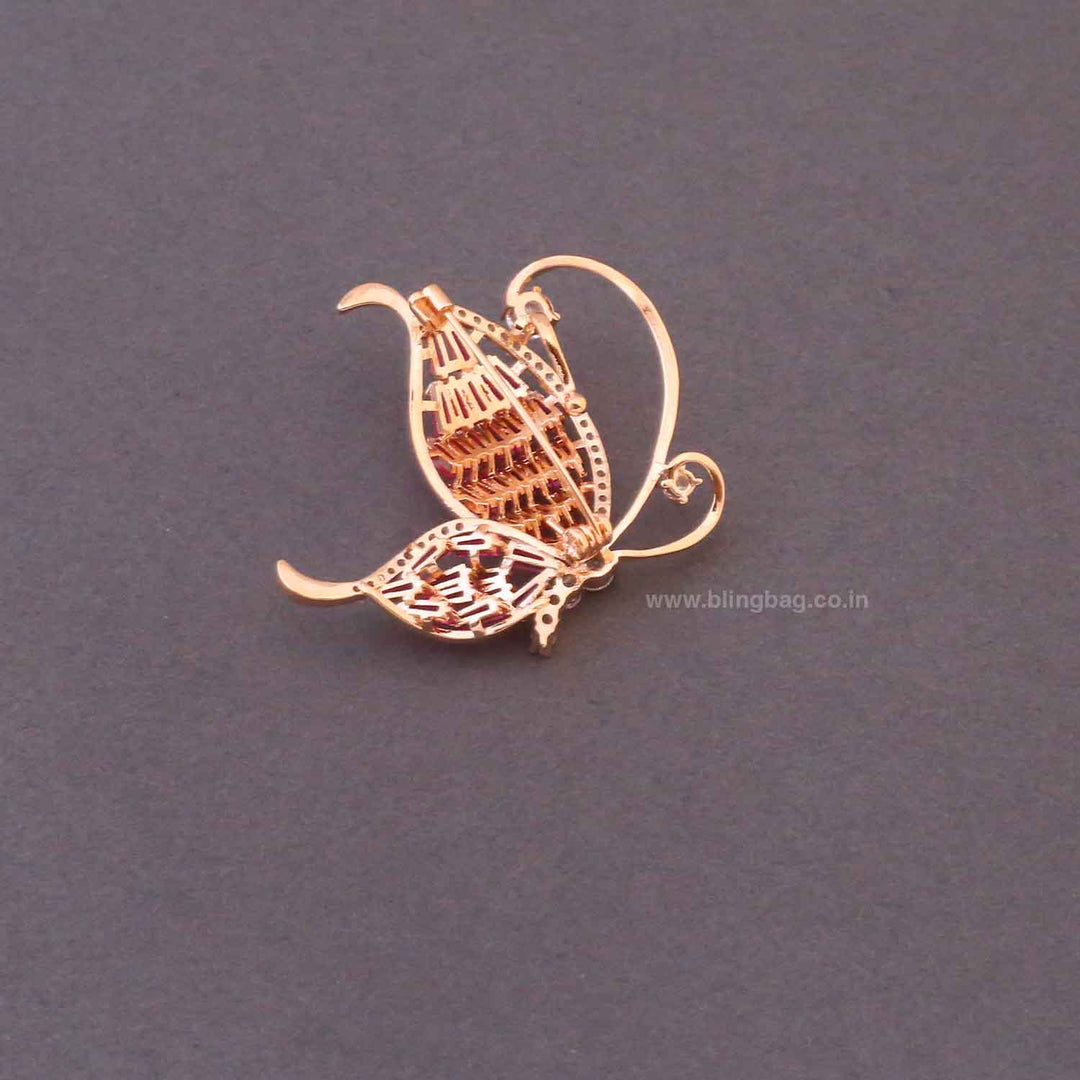 Rani Sparkle Wing Brooch