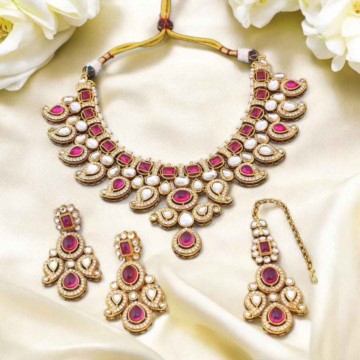 Rani Swaragh Kundan Jewellery Set