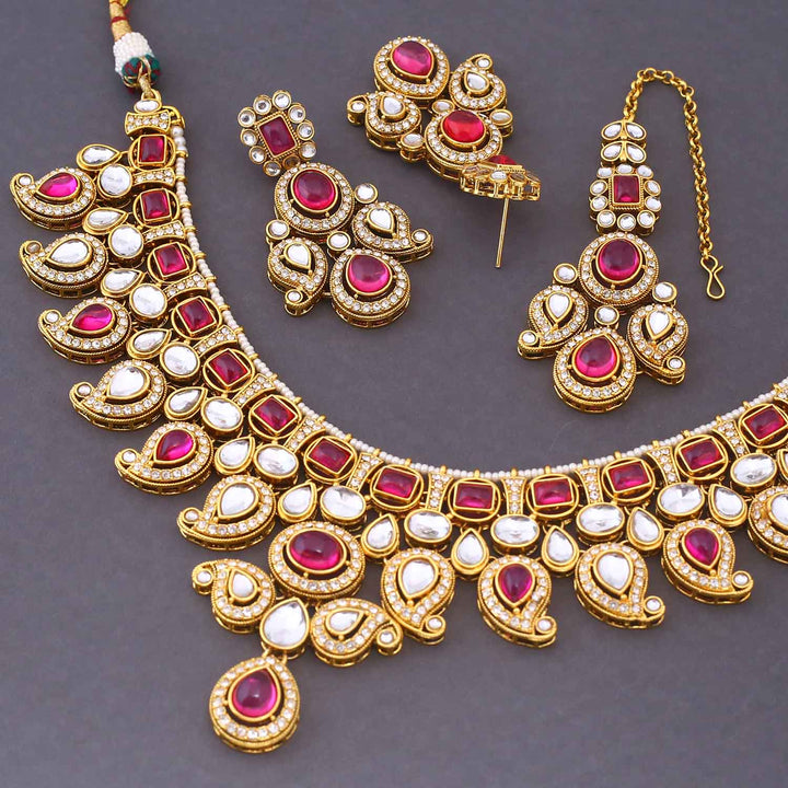Rani Swaragh Kundan Jewellery Set