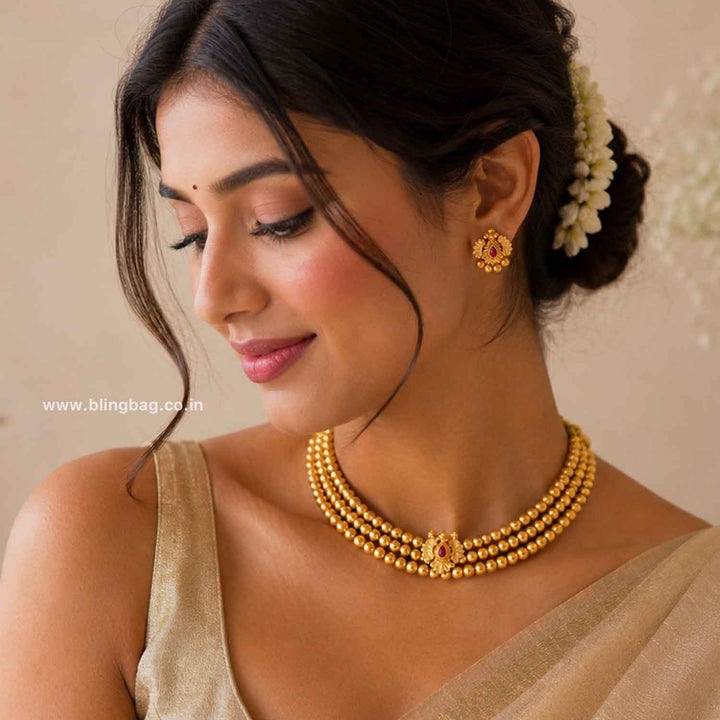 Rani Swarali Antique Jewellery Set- New Arrival