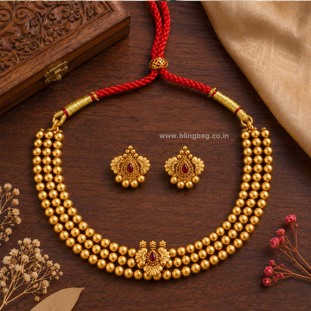 Rani Swarali Antique Jewellery Set- New Arrival