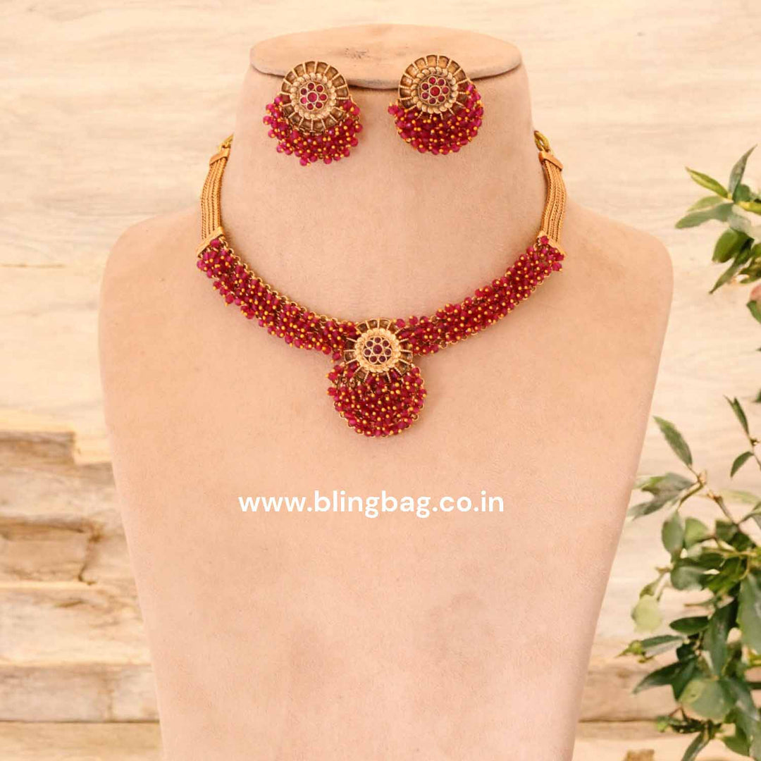 Rani Tanuna Antique Jewellery Set- New Arrival