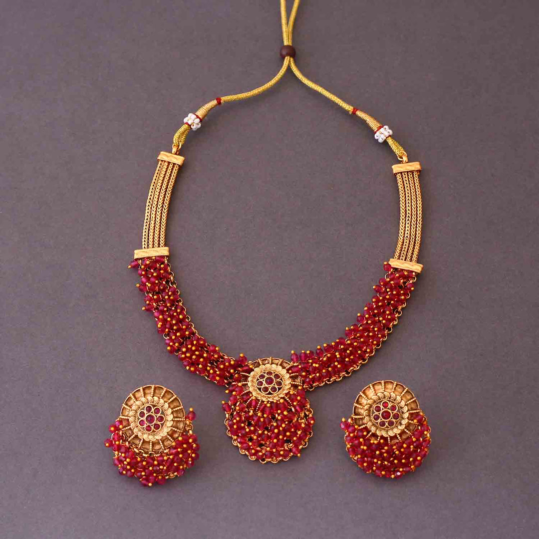 Rani Tanuna Antique Jewellery Set- New Arrival