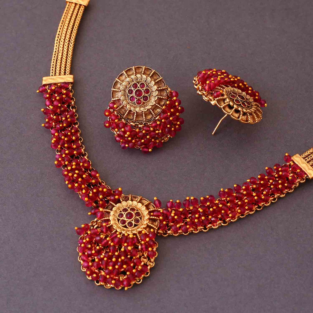 Rani Tanuna Antique Jewellery Set- New Arrival