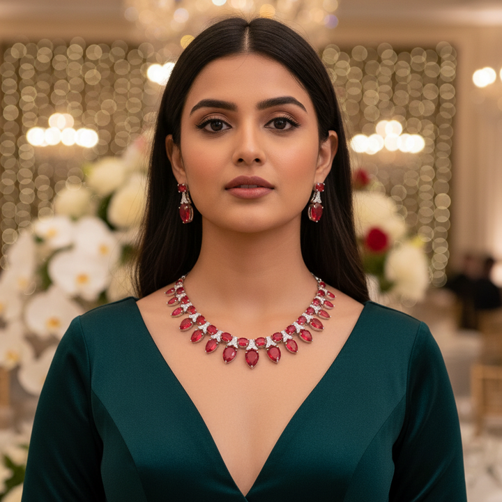 Rani Tayana Zirconia Jewellery Set