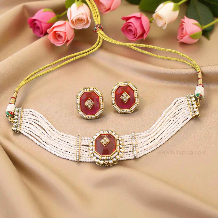 Rani Tithi Kundan Jewellery Set