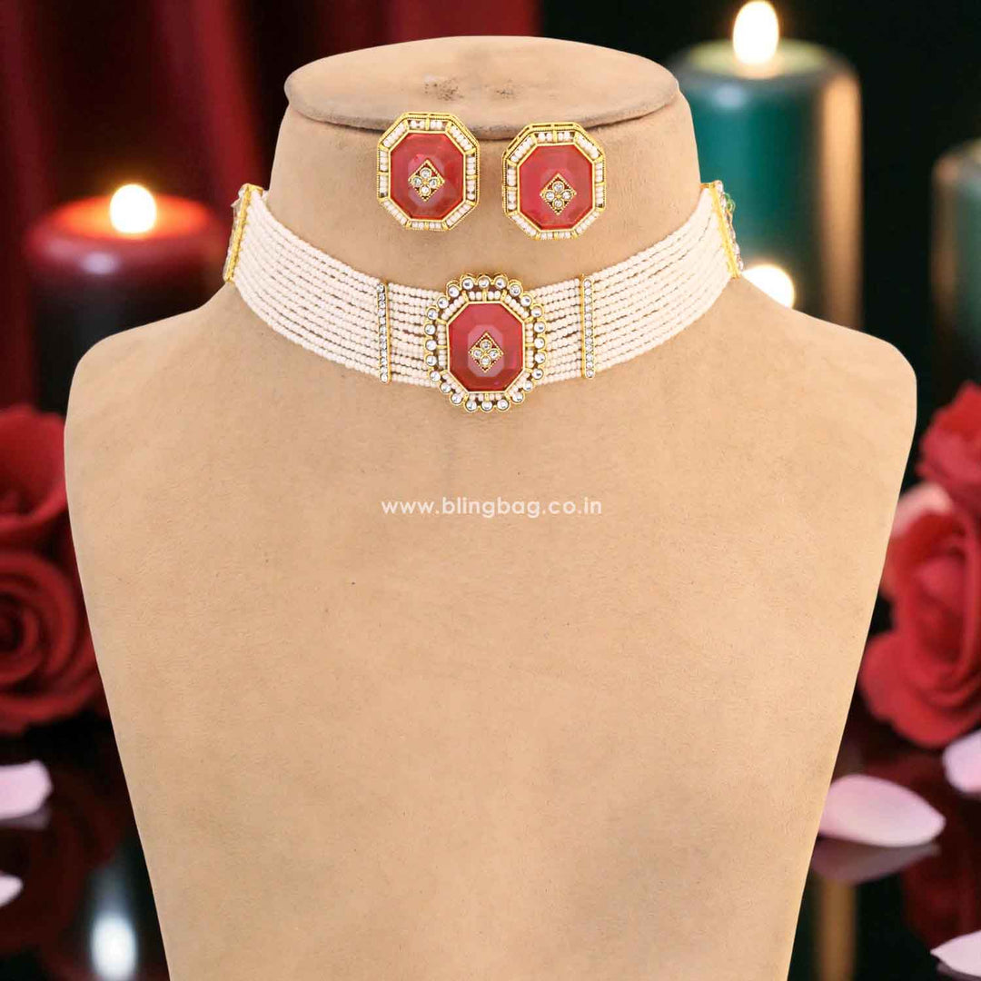 Rani Tithi Kundan Jewellery Set