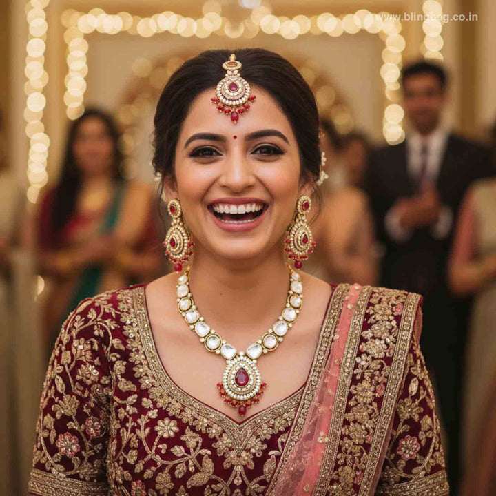 Rani Umisha Kundan Jewellery Set